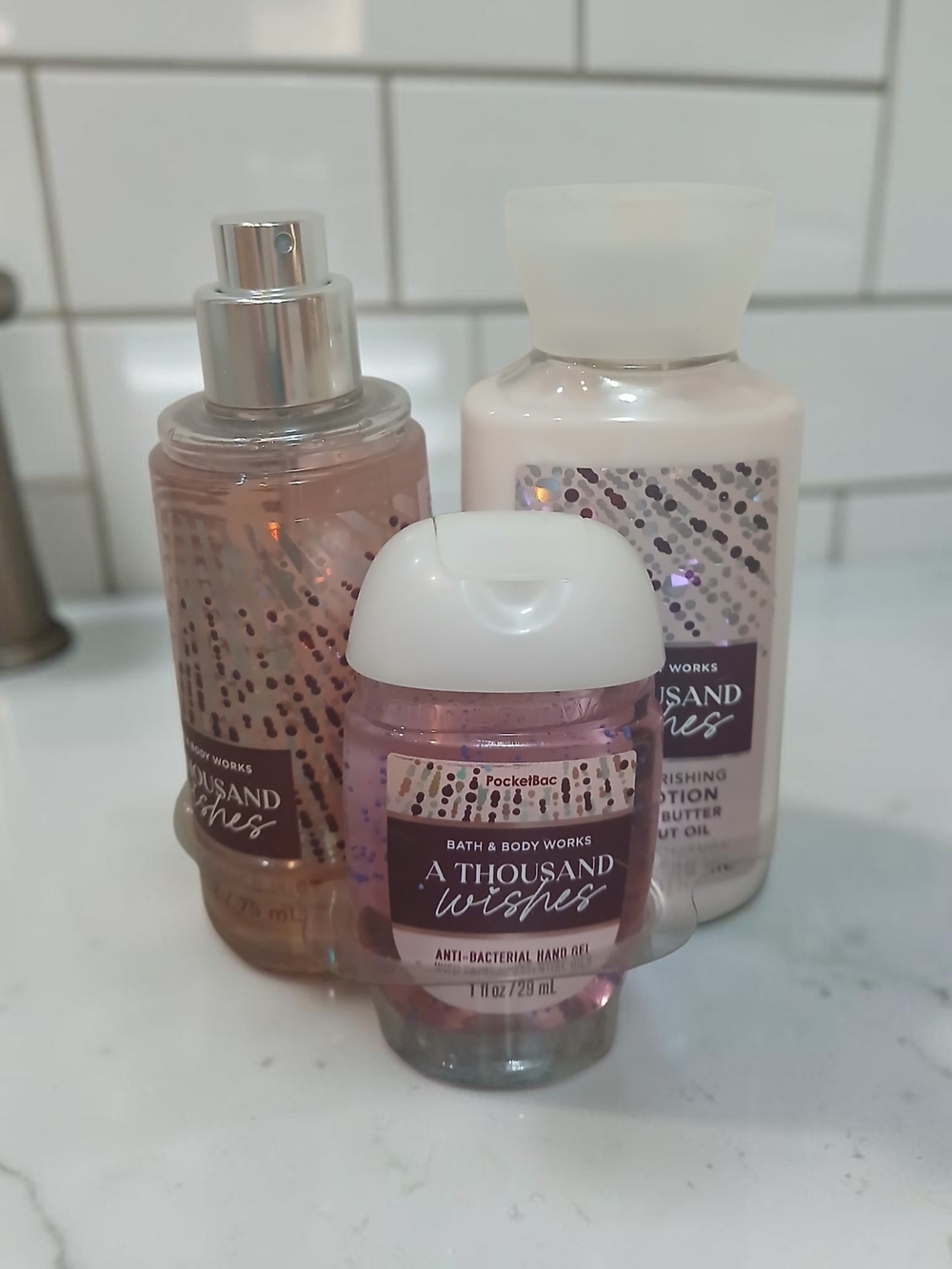 Bath & Body Works A Thousand Wishes Set - Pink & White